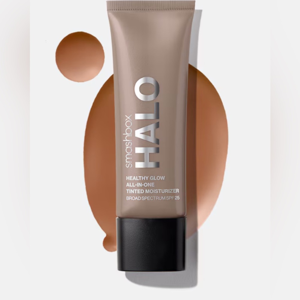 NWT Halo Healthy Glow All-In-One SPF25 Tinted Moisturizer In Dark Warm